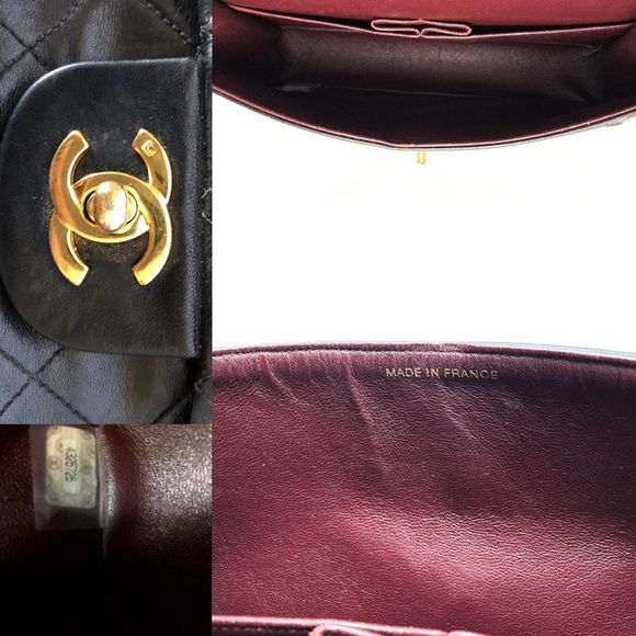 SOLD Chanel Double Flap Medium Black Bag - Picture 4 of 8